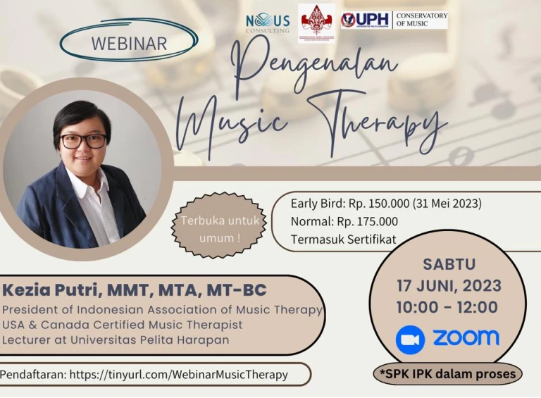 Webinar Pengenalan Music Therapy