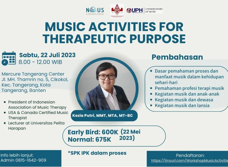 Workshop Music Activities for Therapeutic Purpose