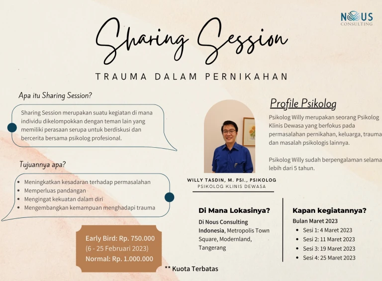 Sharing Session Trauma dalam Pernikahan