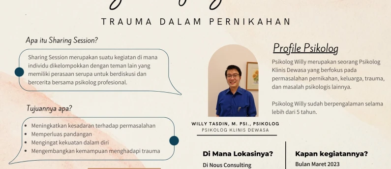 Sharing Session "Trauma dalam Pernikahan"